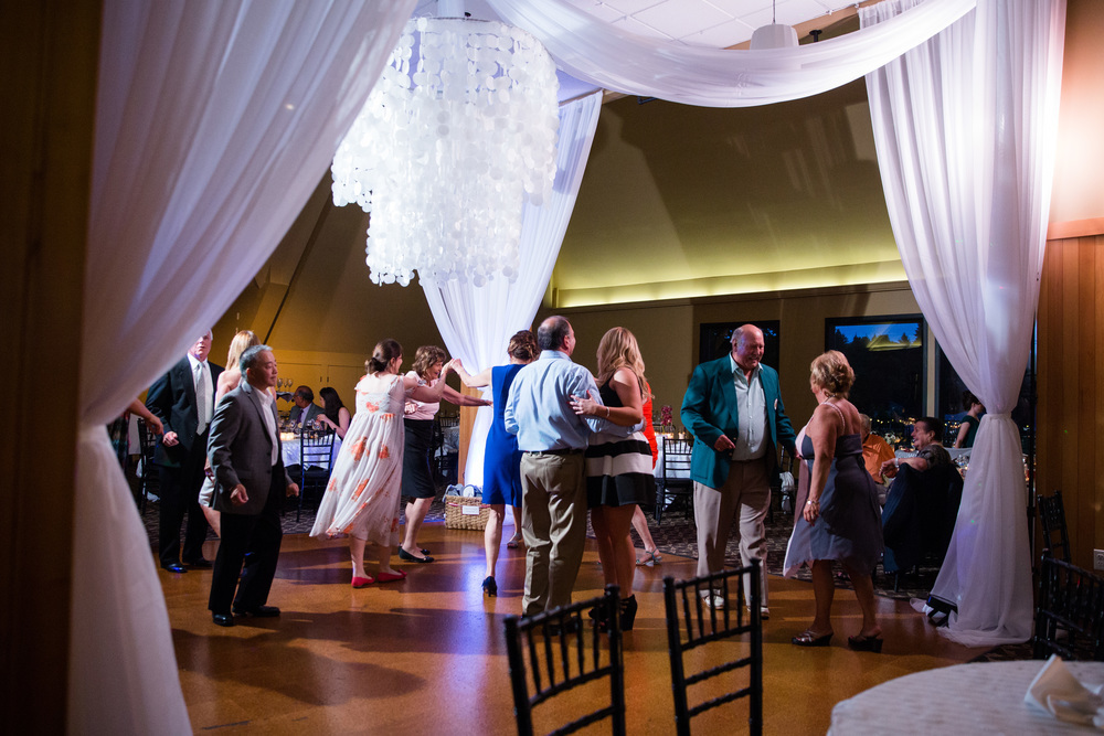 Event with wireless uplighting