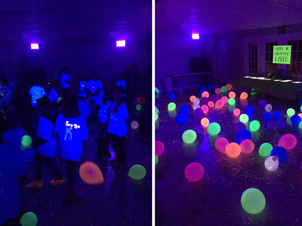 glow in the dark balloons diy black light