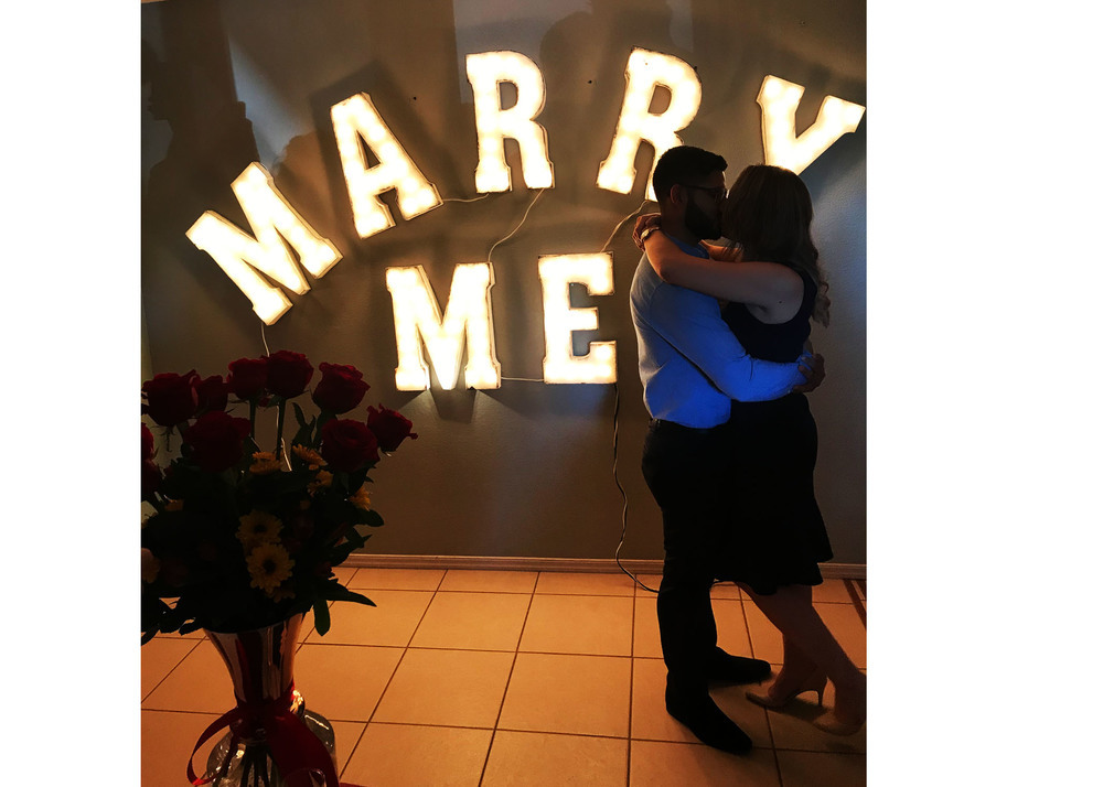 Rent Marry Me light up letters for proposal