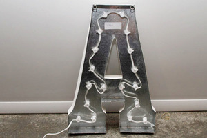 Light up letters a back