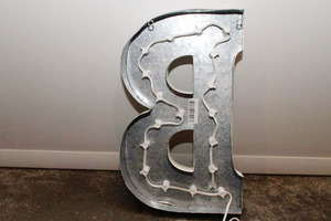 Light up letters b back